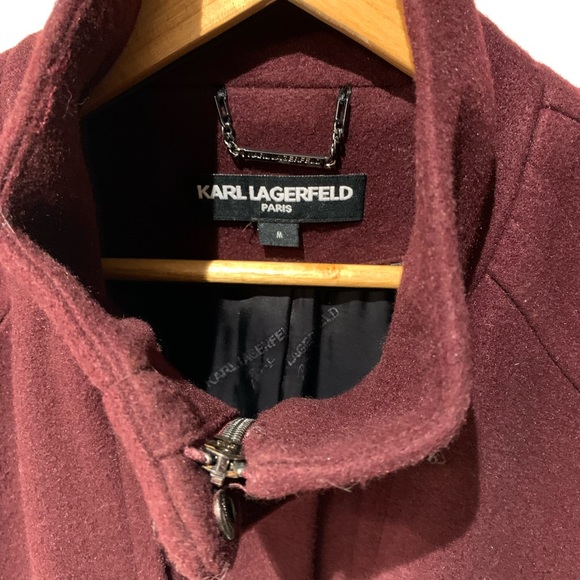 Karl Lagerfeld Wool Coat - Picture 4 of 6